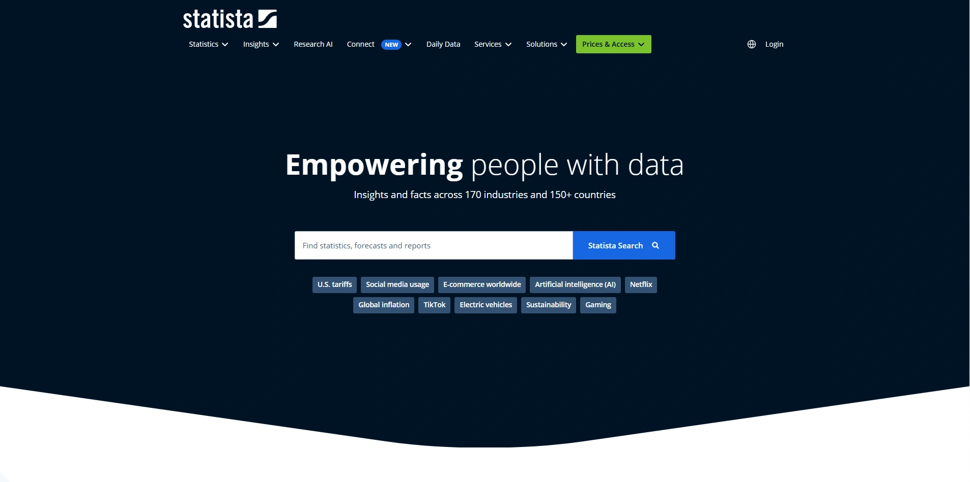 ma‌rk⁠et research‌ t‍ools-Statista