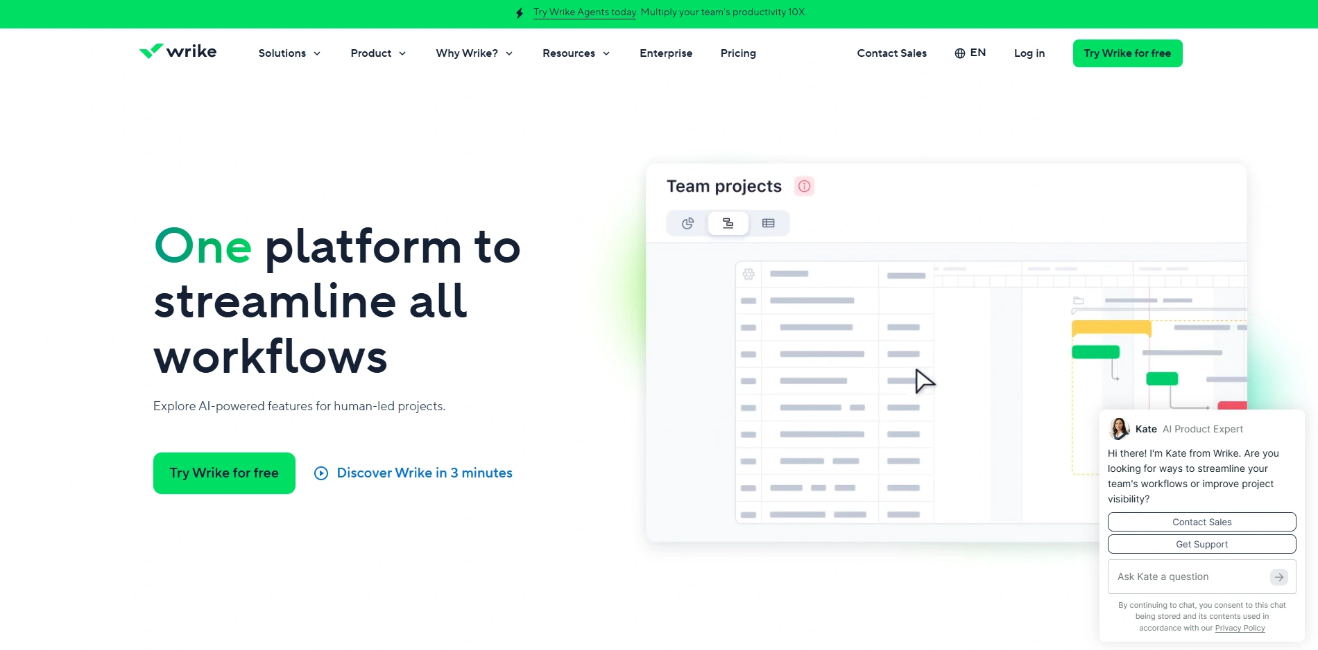 Marketing Project Management Software -Wrike
